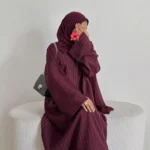 عباية نسائية للعيد، فستان قفطان جلابية مخطط، فستان حفلات مسلم طويل، فساتين دبي، قفطان مغربي طويل، عبايات رمضان 2026