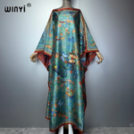 فستان كافتان طويل من WINYI بتصميم بوهيمي أنيق للنساء، مناسب للحفلات المسائية، عباءة إسلامية فاخرة بأسلوب دبي 1