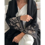 عبايات قفطان نسائية فساتين طويلة مطرزة سترة رداء رمضان المغرب عباية مفتوحة دبي الإسلام عيد مسلم فيستدوس جلابية 2
