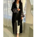 عبايات قفطان نسائية فساتين طويلة مطرزة سترة رداء رمضان المغرب عباية مفتوحة دبي الإسلام عيد مسلم فيستدوس جلابية 1