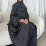 عباية عيد مسلمة للنساء فساتين متواضعة مطبوعة قفطان حجاب جلابية عبايات إسلام رمضان المغرب دبي فيستدوس رداء عربي طويل 6
