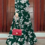 فستان إسلامي ربيعي مطبوع عليه زهور من ZANZEA بأكمام طويلة لرمضان تركيا فيستدوس عتيق للعطلات ماكسي رداء قفطان عباية إسلامية 3