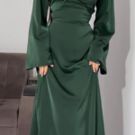 فساتين نسائية، عباية مسلمة، قفطان، جلابية، عبايات رمضان، ساتان سادة، تصميم ضيق، عبايات مغربية، فساتين إسلامية، فساتين دبي، رداء عربي طويل