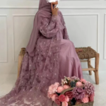 عباية نسائية للعيد فستان كارديجان إسلامي مطرز بالزهور جلابية رمضان فيستدوس لارغوس إسلام عربي طويل رداء المغرب قفطان 2026 2