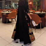 عباية عيد سترة عربية طويلة رداء نسائي مسلم رمضان المغرب دبي فساتين مطبوعة جلابية عبايات مفتوحة قفطان إسلامي فيستدوس 3